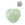Grossiste en Perle pendentif coeur à facettes jade vert 25mm - Trou: 1mm (1)