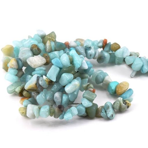 Perle chips arrondi amazonite 5-8x5-8mm Trou: 1mm (1fil-78cm)