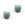 Perlengroßhändler in der Schweiz Halbovale grüne Aventurinperle 11x11x5mm - Loch: 1,3mm (2)