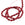 Perlengroßhändler in der Schweiz Ovale Reiskugel – rot getönter Howlith 6 x 4 mm (1 Strang – 39 cm)