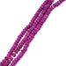 Perles rondelle rubis facettes 2.5x2mm - Trou: 0.5mm