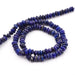 Perle bouton bicone en lapis-lazuli 4-5x2-3mm Trou : 0.5mm (1 Fil-34cm)