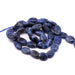 Perle ovale nugget plate Sodalite - 9x7mm (1 Fil-32cm)