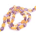 Perle ovale nugget plate Amétrine - 7x6mm (1 Fil-38cm)