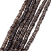 Perles heishi topaz foncé 5-6x1-3mm- Trou: 0.5mm (1 Fil-32cm)