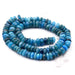 Perle heishi apatite 5-6x2.5-4mm Trou: 0.5mm (1 fil-34cm)
