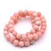 Perles rondes opale rose naturelle 8mm - Trou: 1mm (1 Fil-37cm)