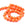 Perlen Einzelhandel Runde orangefarbene Aventurinperlen 8 mm – 38 cm – 45 Perlen (1 Strang)