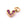 Perlen Einzelhandel Herzanhänger und fuchsiafarbener Zirkon goldenes Messing 7 mm und Ring - Loch: 1 .5 mm (1)