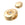 Perlen Einzelhandel Oval Perle 7x8mm Goldenes Messing und Zirkon - Loch: 1mm (1)