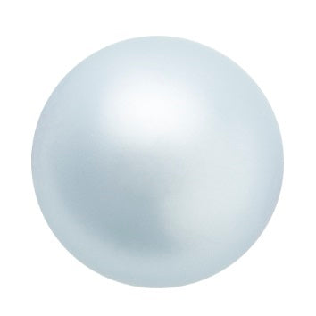 Preciosa Hellblaue runde Perlen 10 mm – Perleffekt (10)