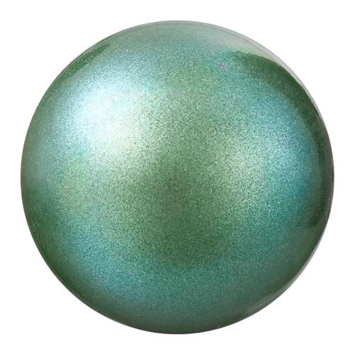 Kaufen Sie Perlen in der Schweiz Preciosa Pearlescent Green runde Perlen – 12 mm (5)