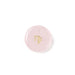 Pendentif quartz rose 12mm signe astrologique Vierge - Trou: 1mm (1)