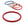 Perlen Einzelhandel Roter Harzarmreif 6 mm – 68 cm Innendurchmesser (1)