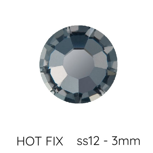 Strass Hotfix Preciosa Crystal NightFall - ss12-3mm (80)