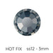 Strass Hotfix Preciosa Crystal NightFall - ss12-3mm (80)