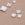 Perlen Einzelhandel Natürliche weiße Muschelperle Kleeblatt 8x3mm - Loch: 0.8mm (3)