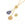 Perlengroßhändler in der Schweiz Perlen-Schiebeverschluss Stahl gold, 6x3mm 2mm Loch