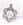 Perlen Einzelhandel Medaillen-Anhänger Sonnenblume Edelstahl - 25mm (1)