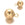 Grossiste en Pendentifs Ronds Boules Acier Inoxydable Doré 6mm (4)