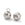 Perlen Einzelhandel Runde Anhänger Kugel Edelstahl gehämmert 6mm (2)