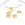 Grossiste en Pendentifs étoile Evidée Acier Inoxydable doré Or 11x12x1mm Trou: 1,5mm (4)