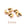 Perlen Einzelhandel Quetschperlenabdeckungen Edelstahl goldfarben 3x2,5mm (5)
