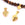 Perlengroßhändler in der Schweiz Perlenanhänger ethnischer Pfeil Stahl GOLD - 15x8mm Horizontales Loch: 1.5mm (1)