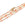 Vente au détail Collier Chaine Acier Doré 45cm - 2x1.5x0.2mm et Email Orange 45cm (1)