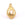 Perlengroßhändler in der Schweiz Tropfen-Anhänger Stahl Gold und weißer Jade Cabochon 19x14mm (1)