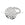 Vente au détail Bague ajustable grille 16mm laiton finition argent (1)
