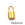Vente au détail Breloque Charm Cadenas Acier inox Doré 11x6mm (1)