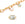 Perlen Einzelhandel Verbinder Chalcedon Rechteck - Vermeil 11x9mm (1)