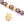 Vente au détail Perle Tube Ethnique Laiton doré or fin 20K, 4,5x7mm, Trou: 2mm (1)