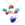 Vente au détail Pendentif Coeur imitation Améthyste 10x10mm avec Anneau Gold Filled (1)