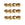 Grossiste en Perles Facettes de Bohème Coated Golden 3mm (30)