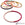 Vente au détail Bracelet Jonc Corne Laqué Rouge Viva Magenta 65mm - Epaisseur : 3mm (1)