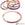 Grossiste en Bracelet Jonc Corne Laqué Rose Orange 65mm - Epaisseur : 3mm (1)