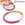Vente au détail Bracelet jonc corne laqué Viva Magenta 60mm - Epaisseur : 6mm (1)