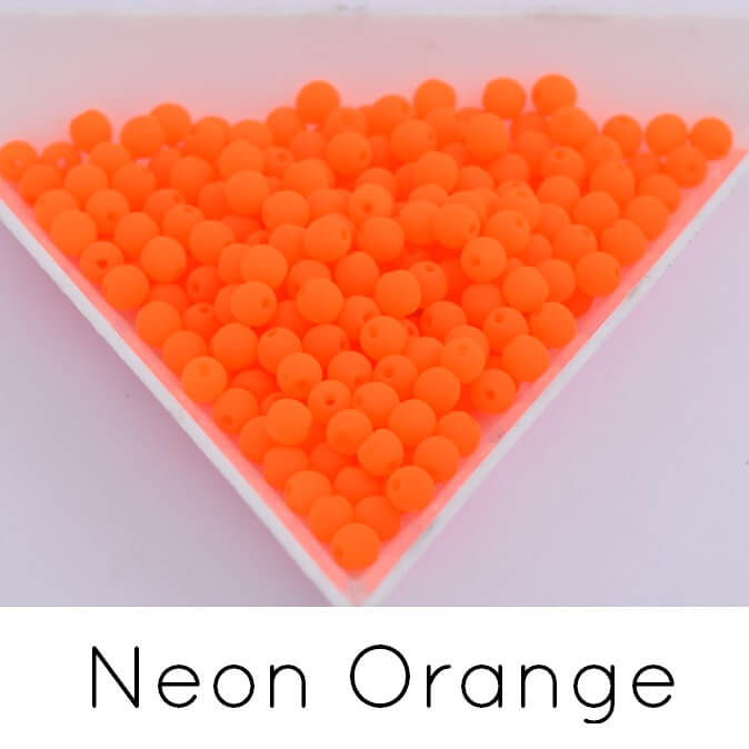 5000 Perline Tonde Plastiche 4mm Neon Chartreuse UV – 5 Confezioni Da 1000 – Top Line Spinners