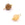 Perlengroßhändler in der Schweiz Charms Polygon Natürliche Achatperle 8x9mm - Goldene Nadel (2)