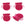 Vente au détail Pochettes Forme Bourse Polyester Rose Fuchsia 9.5x7.5mm (4)