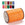 Vente au détail Cordon Polyester Torsadé Ciré Brésilien Orange 0.8mm - Bobine de 50m (1)