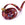 Perlengroßhändler in der Schweiz Flache Baumwollkordel Bordeaux Ethno 10mm (1m)
