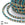 Perlen Einzelhandel Geflochtene Baumwollkordel Entengrün und Beige - Goldfaden, 1,5 mm (Spule- 4m)