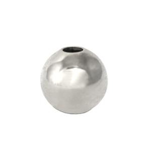 Perle boule laiton métal Argenté 925 - 6mm (5)