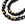 Perlen Einzelhandel Millefiori Schwarze und Gelbe runde Perlen 6mm, 37cm (1 Strang)