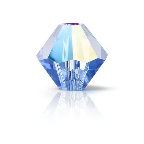 Toupie Preciosa Sapphire Glitter - 3,6x4mm (40)