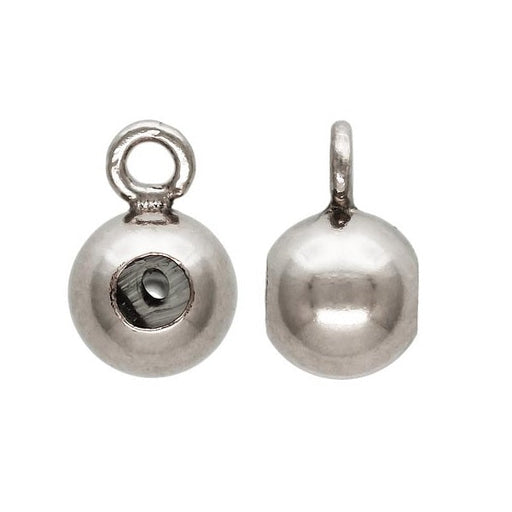 Boucles d'oreilles longues, billes, argent massif 925