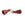 Vente au détail Mini pompon avec anneau marron rose et fil métallique 15mm (2)
